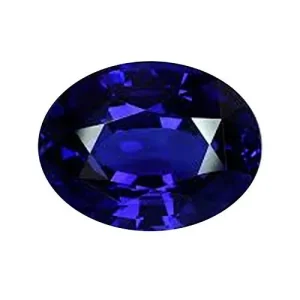 Blue Sapphire Simulant 7 Carat Oval Shape – Elegant Royal Blue Gem for Style & Positive Energy – Navgraha.in
