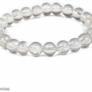 Pure Clarity Clear Quartz Sphatik Bracelet – Amplify Energy & Enhance Spiritual Balance – Navgraha.in