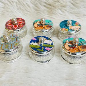 German Silver Mix Design Decorative Dibbis – Navgraha.in