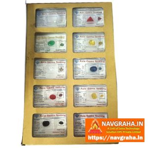 Navgraha Semi-Gemstones Sample Tray – Astrological Gemstone Collection – Navgraha.in