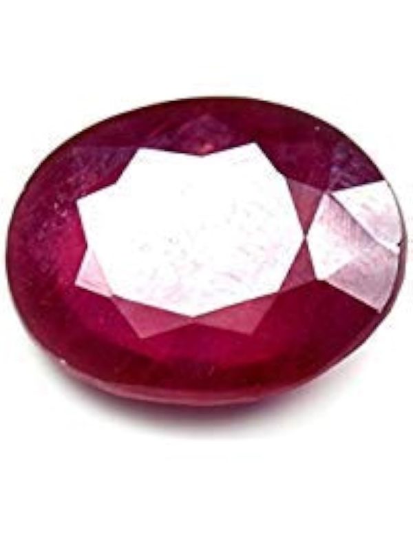 Indian Manik Natural Ruby 4 Carat – Certified Deep Red Gemstone for Jewelry & Astrology – Navgraha.in