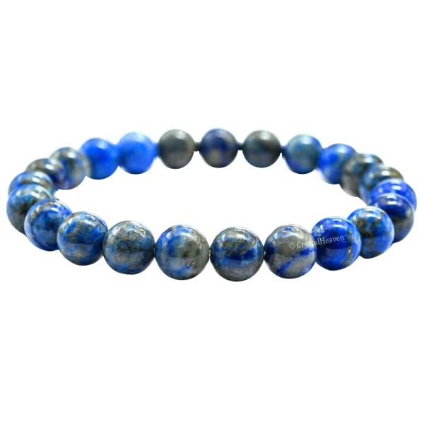 Royal Wisdom: Lapis Lazuli Bracelet – Inner Truth & Spiritual Awakening – Navgraha.in