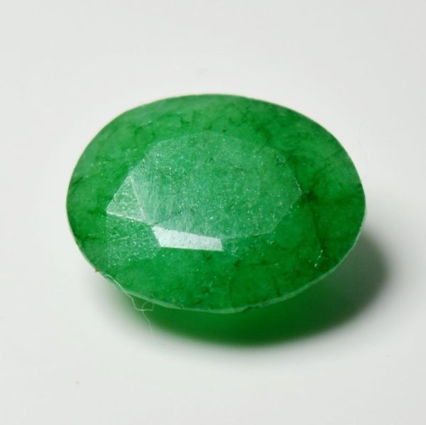 Natural Emerald India Panna 5.9 Carat Approx – Premium Green Gemstone – Navgraha.in