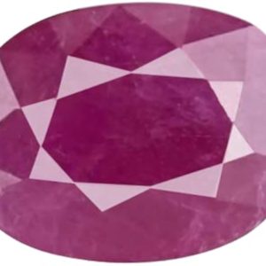 Natural Manik African Ruby Dark Pink Shade 7 Carat – Certified Premium Gemstone for Jewelry & Astrology – Navgraha.in
