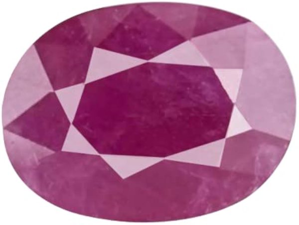 Natural Manik African Ruby Dark Pink Shade 7 Carat – Certified Premium Gemstone for Jewelry & Astrology – Navgraha.in