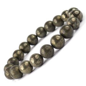 Golden Confidence Pyrite Bracelet – Success & Positive Energy Jewelry – Navgraha.in
