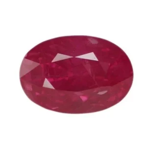 Simulate Ruby Manik 4 Carat Oval Shape – High-Quality Synthetic Gemstone for Jewelry – Navgraha.in