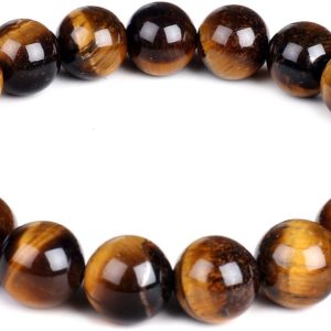 Courageous Spirit Tiger Eye Bracelet – Confidence, Focus & Protection Jewelry – Navgraha.in