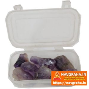 Amethyst Stones for Vastu 5 Raw Stone Small Size – Navgraha.in