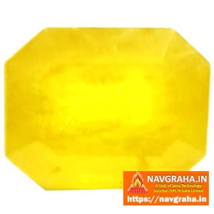 Pukhraj Natural Yellow Sapphire Bangkok 5.5 Carat - Navgraha.in