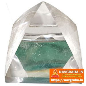 Crystal Pyramid Belgium Glass Approx 200 Grams – Navgraha.in
