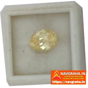 Citrine Oval Shape Natural 4.5 Carat - Navgraha.in