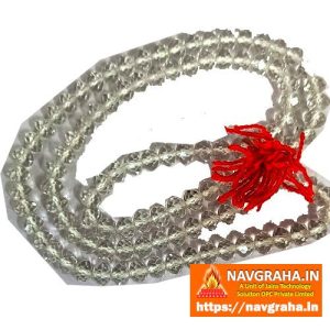 Clear Quartz Mala - Navgraha.in