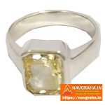 Topaz Silver Ring - Navgraha.in
