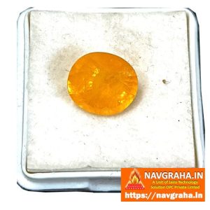 Premium Pukhraj Bangkok Yellow Sapphire 4.5 Carat - Navgraha.in