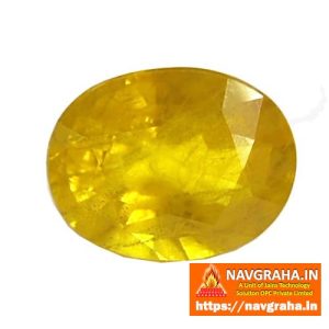 Yellow Sapphire Pukhraj 5.5 Carat - Navgraha.in