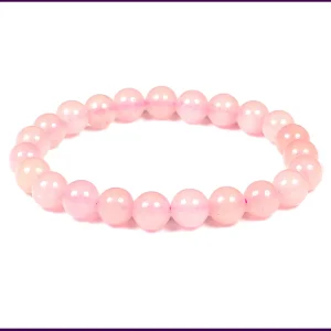 Radiant Love Rose Quartz Bracelet – Heart Healing & Compassion Stone Jewelry – Navgraha.in