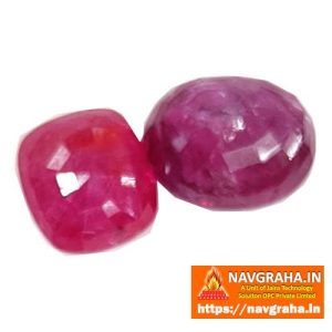 African Ruby Premium Quality Manik 8 Carat - Navgraha.in