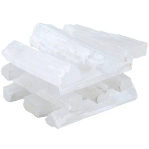 Selenite Rough Stone (50 Grams Approx) – Navgraha.in