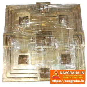Brahmsthan Pyramid Vastu Plate, Heavy Duty Premium Quality - Navgraha.in