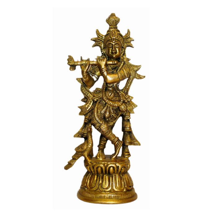 Krishna God Brass Idol | Deity Idol Exclusive Collection - Image 1