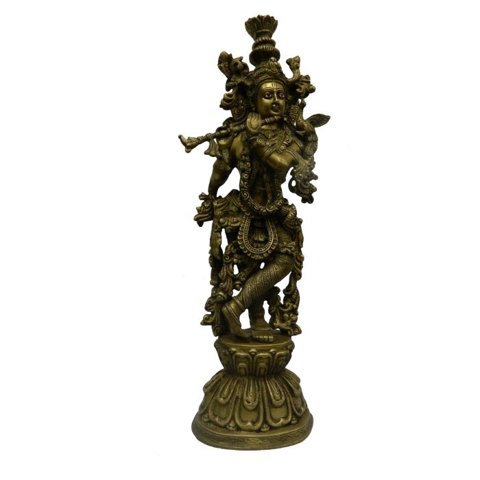 Krishna God Idol Brass Idol | Deity Idol Exclusive Collection - Image 1