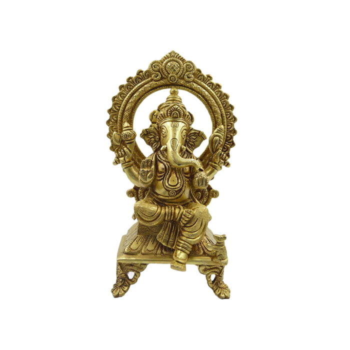 Ganesha Brass For Handicraft Art  Idol | Deity Idol Exclusive Collection - Image 1