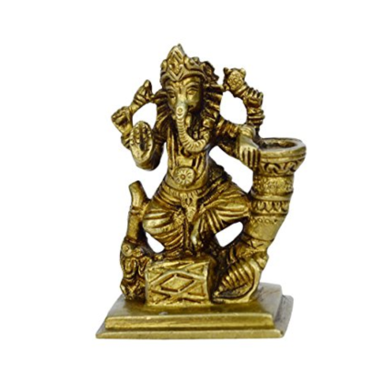 Ganesha with shankh small Idol | Deity Idol Exclusive Collection