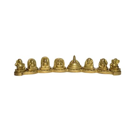 God Astha Vinayaka Ganesha Brass Idol Statue 3″ Inch Idol | Deity Idol Exclusive Collection