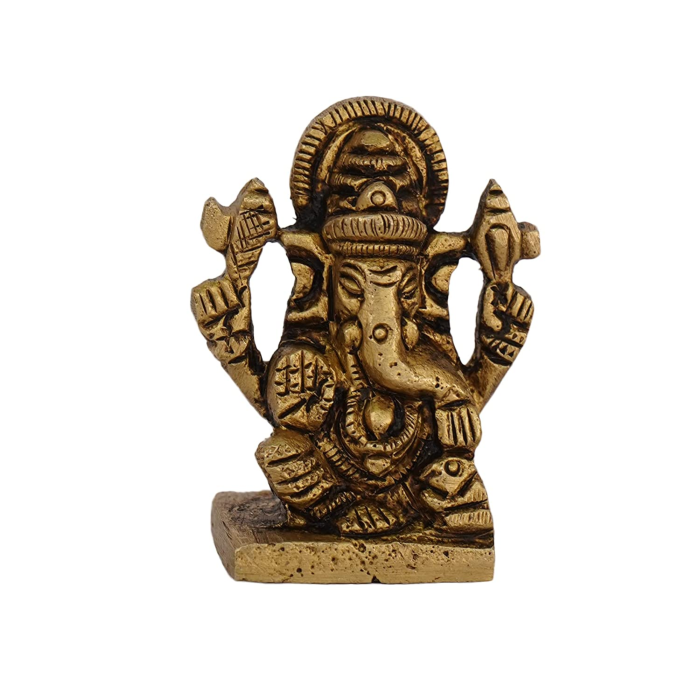 Small Ganesh for Car Dashboard Idol  Idol | Deity Idol Exclusive Collection - Image 1