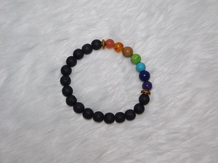 Seven Chakra Bracelet 8 MM Navgraha Certified - Navgraha - Image 6