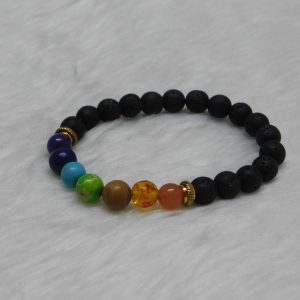Seven Chakra Bracelet 8 MM Navgraha Certified - Navgraha