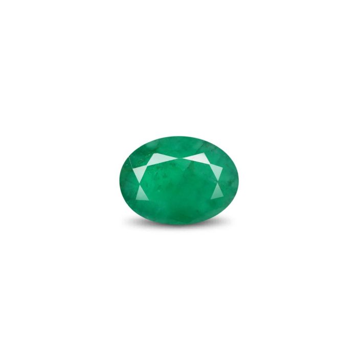 African Emerald Natural Premium Quality 5 Carat – Authentic Panna Gemstone with Deep Green Hue – Navgraha.in - Image 1