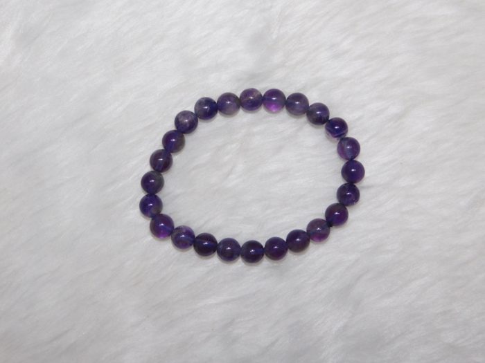 Amethyst Bracelet 8 MM Navgraha Certified - Navgraha - Image 3