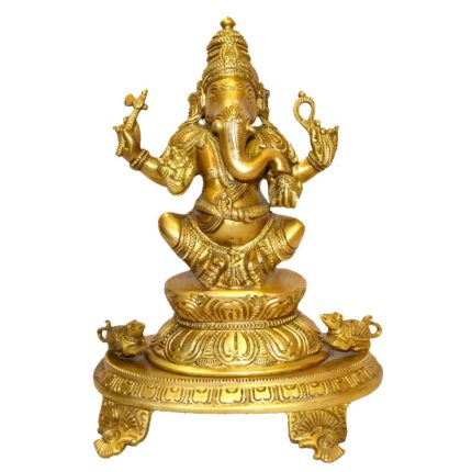 Lord Ganesha Idol Brass Idol | Deity Idol Exclusive Collection