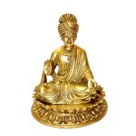 Sahajanand Swami Swaminarayan Brass Idol with | Authentic Hindu Deity Statue Divine Blessings Symbolism