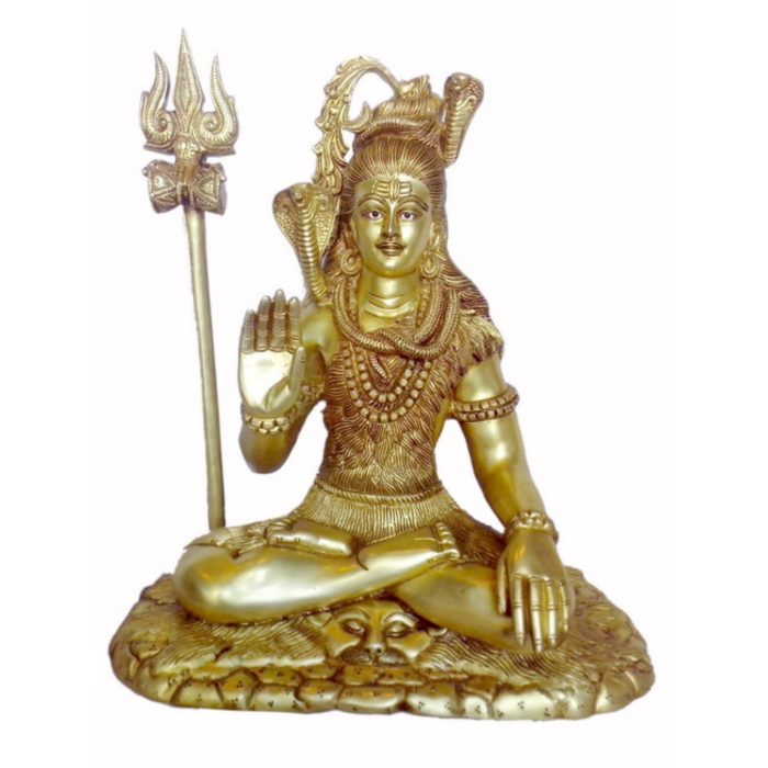 Lord Shiva Brass Idol | Deity Idol Exclusive Collection - Image 1