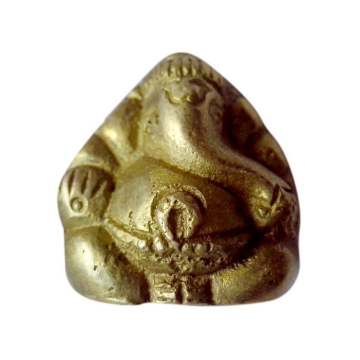 Laddu Ganesha God Brass For Collectible Handicraft Small  Idol | Deity Idol Exclusive Collection - Image 1
