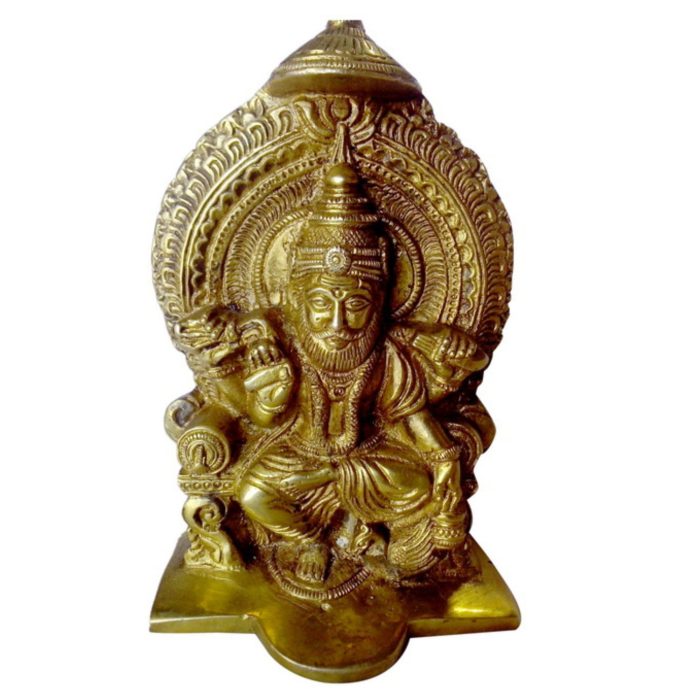 Vishwakarma Murti Brass For Home Puja Mandir Table Decor Showpiece  Idol | Deity Idol Exclusive Collection - Image 1