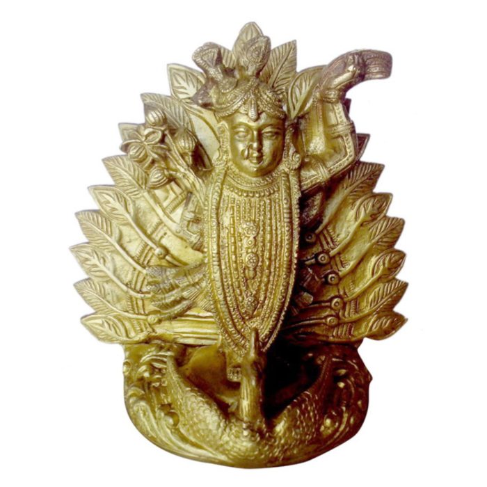 Shrinathji God Idol Brass Idol | Deity Idol Exclusive Collection - Image 1