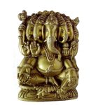 Panchmukhi Ganesh God Brass Collectible  Idol | Deity Idol Exclusive Collection