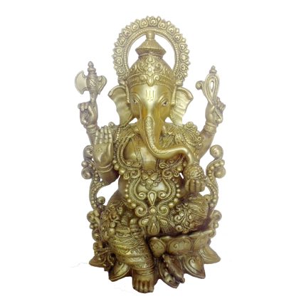 Jwellery Ganesha God Brass Idol | Deity Idol Exclusive Collection