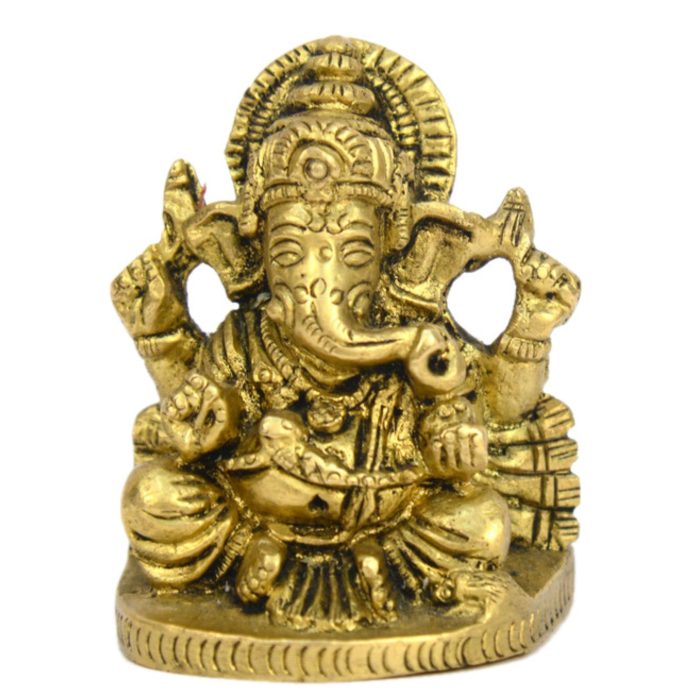 God Ganesh Statue Brass  Idol | Deity Idol Exclusive Collection - Image 1