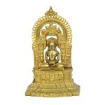 Jain God Mahavir Swami Brass Collectible | Authentic Krishna Murti Divine Love Symbolism & Spiritual Guidance