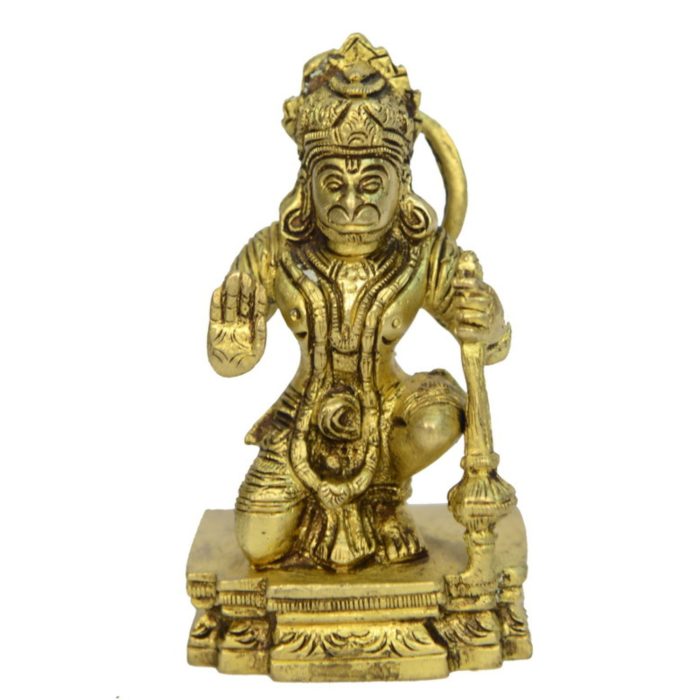 Lord Blessing Hanuman Brass Idol | Deity Idol Exclusive Collection - Image 1