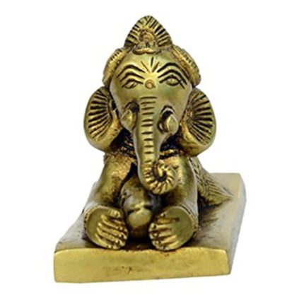 God Bal Ganesha Brass Ganpati Bappa Brass Idol Statue 2″ Inch Idol | Deity Idol Exclusive Collection