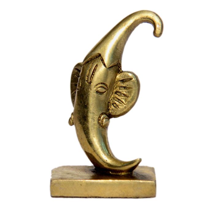 Mirchi Ganesha Idol Small Size Brass Idol | Deity Idol Exclusive Collection - Image 1