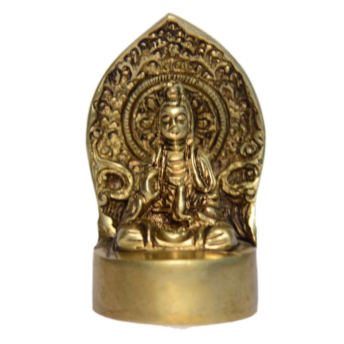 Buddha Sitting Brass Idol | Deity Idol Exclusive Collection - Image 1
