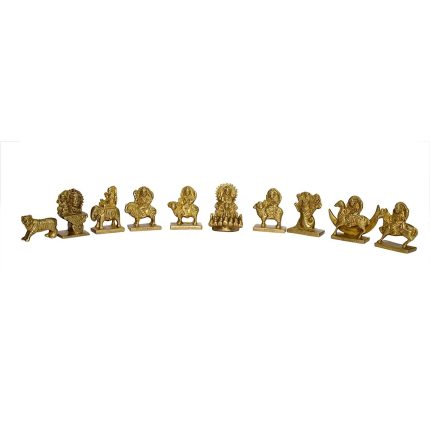 Nine Planet Brass Idol | Deity Idol Exclusive Collection