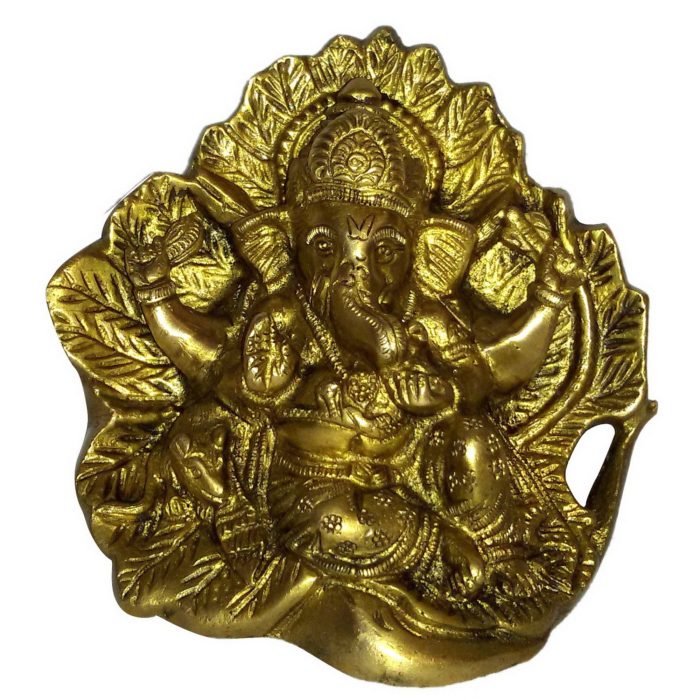 Ganesha Sitting Jasood Brass Idol | Deity Idol Exclusive Collection - Image 1